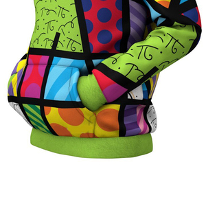 เสื้อฮู้ดผ้าฟลีซของผู้ชายสำหรับฤดูหนาวพิมพ์ลาย3D ดีไซน์ราคาสมเหตุสมผลบริการ ODM แบบปัก - Product Image 6