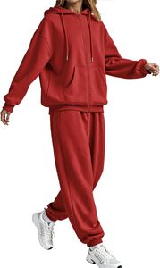 Conjuntos de otoño para mujer Sudaderas con capucha personalizadas con cremallera de gran tamaño OEM | Tela transpirable de primera calidad | Fabricante profesional de sudaderas - Product Image 3