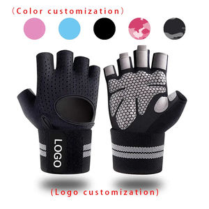 Gants d'entraînement d'haltérophilie avec support de poignet Fitness personnalisé haltérophilie hommes femmes gants de gymnastique unisexe PK Gym & Training - Product Image 3