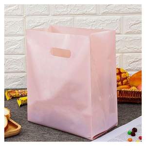 Sacs en plastique HDPE LDPE découpés avec poignée pour boutique de cadeaux de supermarché et emballage de friandises bon prix - Product Image 5