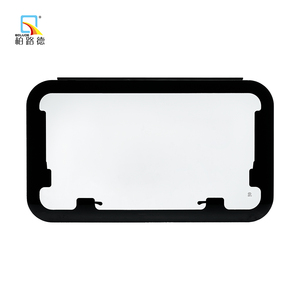 Personnalisé pas cher en verre trempé Stepless RV fenêtre latérale fenêtre Van DOT Emark 3C certifié Logo taille aluminium apparence sans cadre - Product Image 1