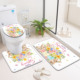 Custom Printed Carpet <b>Bathroom</b> Rug <b>Set</b> for <b>Bathroom</b> Non-Slip Shower Curtain Bath <b>Mat</b> - Product Image 4