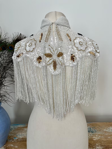 Capa de Malla con Cuentas para Vestidos de Noche, Agrega un Toque de Lujo a tu Atuendo Formal, Realza tu Look Elegante, Vestido de Fiesta - Product Image 6