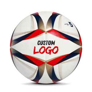 Balón de fútbol de 20 paneles de alta calidad de juego, cuero PU con unión térmica, resistente al agua, retención de aire duradera y vuelo de precisión - Product Image 1