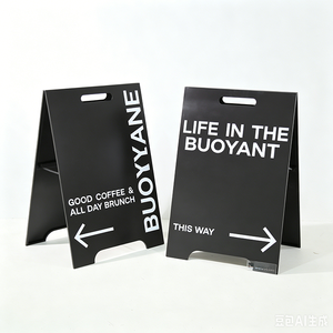 Panneau publicitaire pliable en forme de A, support de sol, panneau extérieur pour magasin, devanture de magasin, trottoir - Product Image 6