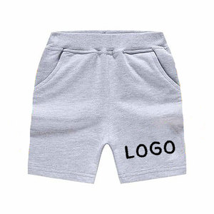 Short d'été en coton pur pour homme, vêtement de sport pour fille, couleur unie, pour bébé, décontracté - Product Image 5
