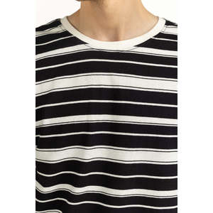 T-shirt Homme Coupe Droite Uni Oversize en Tissu Tricoté Léger Décontracté à Manches Courtes OEM ODM Marque Privée Vente en Gros - Product Image 2