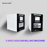 Prix de la fraiseuse à zircone HONCHON, équipement de laboratoire dentaire, fraiseuse dentaire à sec CADCAM, fraiseuse CNC à 5 axes