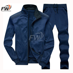 Survêtements de rugby personnalisés 100 % polyester, tendance et esthétiques, coupe oversize, streetwear moderne, tenue d'entraînement à fermeture éclair intégrale et stylée - Product Image 1