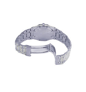 Montre mécanique Hip Hop pour homme 41 mm avec diamants glacés VVS, bracelet en verre moissanite, boîtier carré, fermoir papillon - Product Image 6