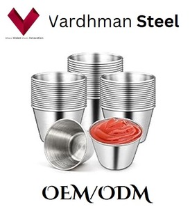 ถ้วยน้ำจิ้มสแตนเลส ลดราคาสุดคุ้ม ถ้วยน้ำจิ้มโลหะ ถ้วยเหล็ก ถ้วยซอสโลหะ - Product Image 4