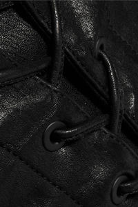 Pantalon en cuir pour femme, fermeture éclair, couleur bordeaux, longueur totale, décontracté, tendance, pantalon long de qualité supérieure pour femme ronpex - Product Image 4