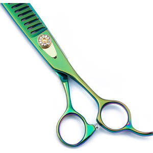 Tijeras de Peluquería Profesional de Acero Inoxidable de 7 Pulgadas, Reutilizables y Portátiles, al Mejor Precio, para el Cuidado del Cabello de Mascotas, Calidad de Salón de Lujo, Personalizables OEM - Product Image 6