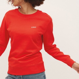 Sweat-shirt en coton personnalisé de haute qualité sweat à capuche pour femme sweat-shirt pour femme naturel écologique surdimensionné - Product Image 1