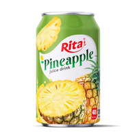 Rita Aardbeien Sapdrank NFC 330ml Geblikte Fruitdrank Frisdrank Groothandel Leverancier OEM ODM Private Label Fabriek