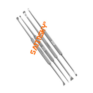 Instruments ophtalmiques microscopiques, pinces pour kystes des glandes tarsales, curette pour chalazion Meyerhoefer, fabriquées en acier AISI 420 - Product Image 3