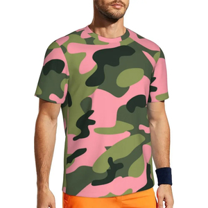 Prix pas cher tendance T-shirt de camouflage pour hommes Prix de gros confortable durable Meilleure vente T-shirt respirant pour hommes - Product Image 2