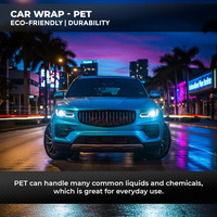Film de protection pour carrosserie de voiture Clayton Luxury PET, film de covering automobile premium, finition lisse haute brillance, anti-rayures, résistant aux intempéries
