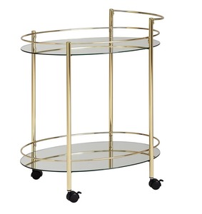 Venta de fábrica, elegante carrito de servicio de 2 niveles para uso en el hogar, hotel, oficina, la mejor calidad a un precio razonable - Product Image 1