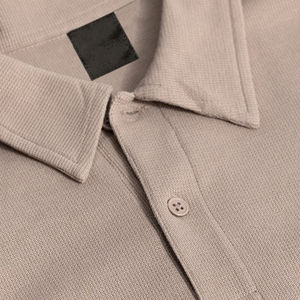 Chemise en coton 100% tricoté doux de couleur unie pour femmes - Anti-froissement et écologique, confort décontracté - Product Image 5