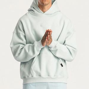 Pulls à capuche oversize unisexe 6XL Style français pour hommes 100% Coton Polaire Séchage rapide Couleur claire Logo personnalisé Collection Printemps - Product Image 1