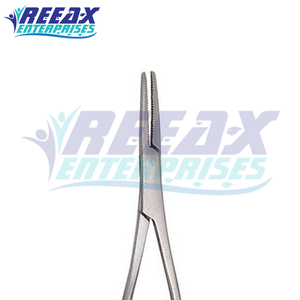 REEAX ENTERPRISES Pinces chirurgicales en acier inoxydable de 4 pouces Impression de logo personnalisé Bonne vente Instruments chirurgicaux à base droite - Product Image 6
