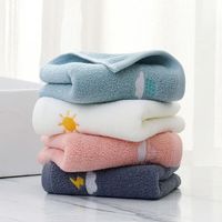 Quick Dry Antimicrobial Pure Cotton Custom Design Towels Good Quality Long/Short Size Home Use Bathroom Towels Set Made in India