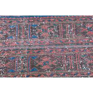 1.7x12.1 ft Rug, <b>Runner</b> Vintage Rug, <b>Red</b> Floral Rug - Product Image 4