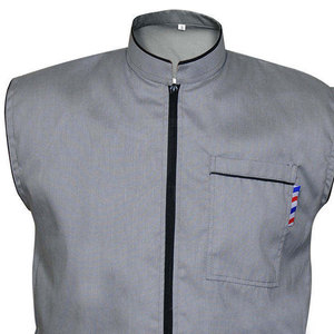 เสื้อกั๊กช่างตัดผมราคาประหยัด ทนทาน คุณภาพพรีเมียม ผ้าโพลีเอสเตอร์ 100% สวมใส่สบาย เหมาะสำหรับร้านเสริมสวย - Product Image 4