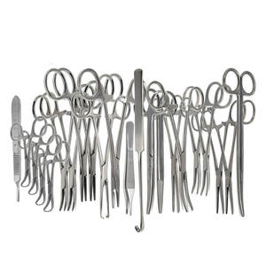 ชุดเครื่องมือผ่าตัดสัตว์สแตนเลส 22 ชิ้น ประกอบด้วยคีลลี่ฟอร์สเปส, มอสกีโต้เฮโมสตาทส์, โรเชสเตอร์พีน, แบคเฮาส์, MOL - Product Image 3