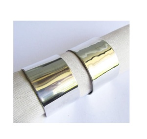 โรงแรมและร้านอาหารและโต๊ะอาหารค่ำแหวนผ้าเช็ดปากสแตนเลสที่ราคาไม่แพงแหวนผ้าเช็ดปากสแตนเลส - Product Image 4