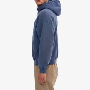 2025 haute qualité 350 GSM coton épais blanc plaine poids lourd surdimensionné sweats à capuche unisexe Logo personnalisé hommes sweats à capuche en molleton pour hommes - Product Image 4