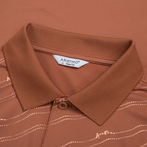 Chemise pour homme Aristino Slim Fit APS084S3 Imprimé Manches courtes Smart Casual Tissu sergé 92% Polyester 8% Spandex Prix chaud SOLDES - Product Image 5