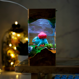 Lámpara Gundam, Lámpara de Resina Epoxi, Lámpara de Resina Epoxi Personalizada, Lámpara de Arte de Madera y Resina, Luz Nocturna Personalizada, Regalo Hecho a Mano, Regalo de Navidad - Product Image 2