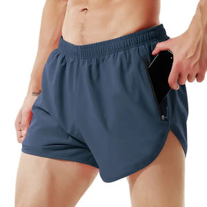 Short d'été en soie glacée respirant pour hommes Short de sport unisexe en polyester spandex à séchage rapide - Product Image 1