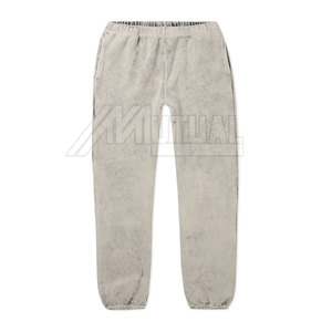 Nueva llegada de los hombres de lavado ácido conjuntos transpirable ecológico sólido patrón chándales personalizado precio al por mayor para la temporada de otoño - Product Image 3
