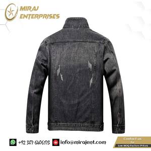 Jean Jacket for Men Fashion Mens Denim Jacket Washed Classic Casual Distressed Ripped Slim Fit Trucker Jacket Top Products - Product Image 5