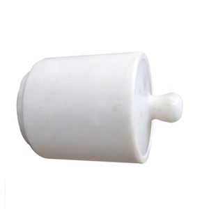 Vente chaude de salière ronde en marbre blanc avec design personnalisé pour la cuisine et le rangement de table, approvisionnement en gros moderne en provenance d'Inde - Product Image 4