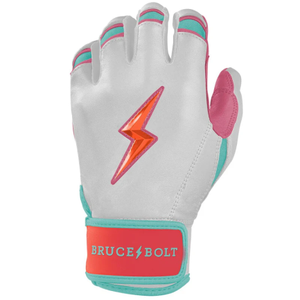 CHROME Série Gants de Frappeur à Manchette Courte Cuir Design Unique Taux de Gros Bruce Bolt Gants de Frappeur de Baseball - Product Image 5