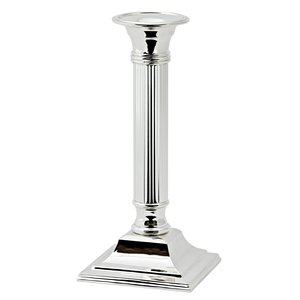 Portavelas de pilar de Metal mediano plateado para decoración de iluminación, mesa de comedor de boda y portavelas hecho a mano decorado para el hogar - Product Image 4