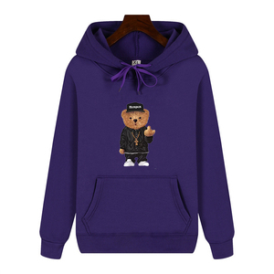 Vente en gros de sweats à capuche vintage surdimensionnés à fermeture éclair, 230 g/m², 100 % polyester, noirs, avec broderie technique et impression hivernale, design personnalisé - Product Image 6