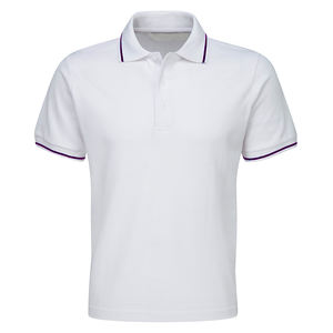 Chemise de golf 100 % coton pour homme et femme, personnalisable, brodée ou imprimée, à manches courtes, séchage rapide, respirante, anti-plis, décontractée pour l'été - Product Image 1