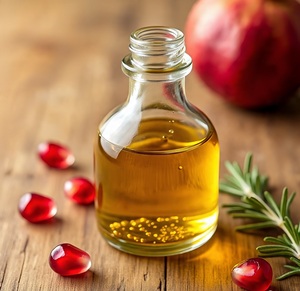 Aceite de semilla de Granada orgánico prensado en frío aceite portador puro y natural - Product Image 3