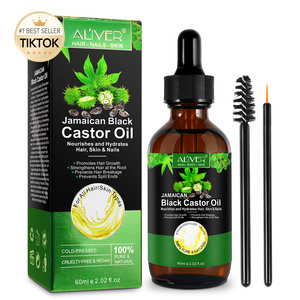 Aliver Pure Wild Growth Aceites para el cabello <span class=keywords><strong>Aceite</strong></span> esencial <span class=keywords><strong>Aceite</strong></span> <span class=keywords><strong>De</strong></span> <span class=keywords><strong>Ricino</strong></span> orgánico prensado en frío <span class=keywords><strong>Aceite</strong></span> <span class=keywords><strong>De</strong></span> <span class=keywords><strong>ricino</strong></span> negro jamaicano para el crecimiento del cabello - Product Image 2