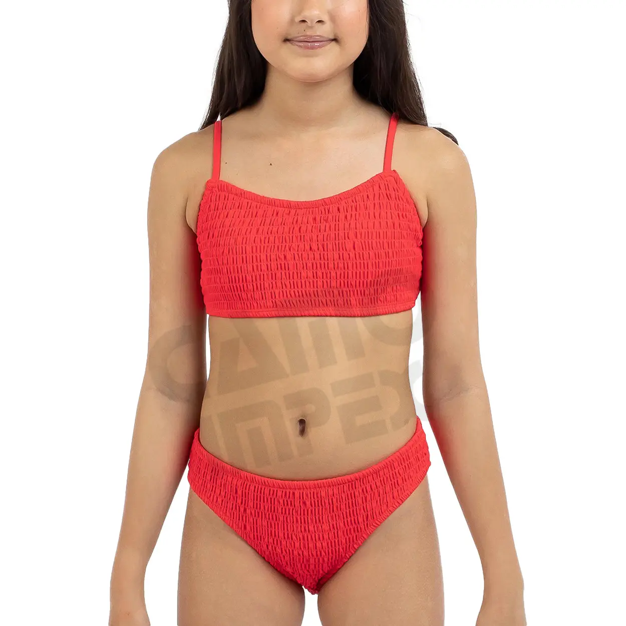 Bikini de talla grande para mujer, traje de baño de cintura alta, conjunto de Bikini de elastano y nailon con correas ajustables, Bikini con relleno extraíble