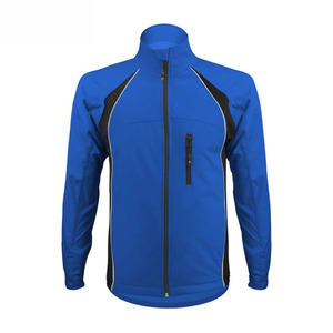 Chaquetas de concha blanda cortavientos de poliéster impermeable para hombre, chaquetas de concha blanda de otoño con logotipo personalizado al por mayor - Product Image 3