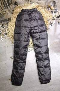 กางเกงพัฟเฟอร์ขายดีสำหรับฤดูหนาว ใส่สบาย ทรงปกติ สีพื้น รับสั่งทำสีได้ MOQ ต่ำ สำหรับผู้ชาย - Product Image 2