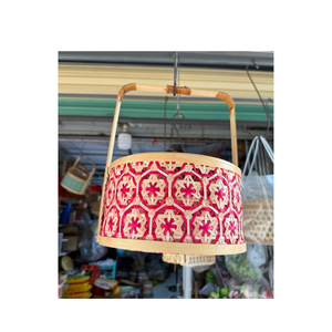 Panier-cadeau en bambou tissé hexagonal durable, artisanal, naturel, écologique, boîte en bambou pour aliments secs et décoration festive - Product Image 3