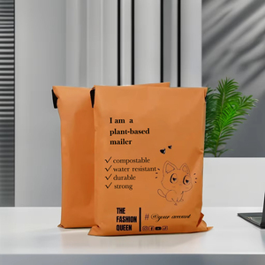 LDPE personalizado 10x13 negro biodegradable resistente a la humedad embalaje de sobres impermeables para enviar zapatos - Product Image 1