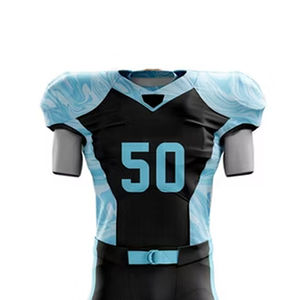 Uniforme de Fútbol Americano Más Vendido, Último Estilo, Manga Corta, Transpirable, Estampado, Secado Rápido, 100% Poliéster, Uniforme Deportivo - Product Image 3